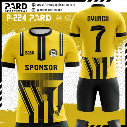 Sarı siyah forma yaptırma
