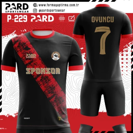 Kırmızı Siyah Forma Yaptırma