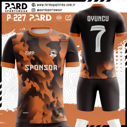 Turuncu Kahve Futbol Forması