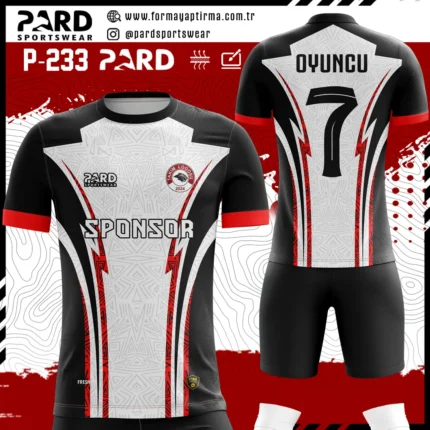 Kırmızı Siyah forma yaptırma